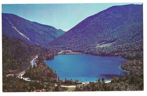 Postal ECHO LAKE Looking South Artists Bluff Franconia Muesca NH New Hampshire - Imagen 1 de 2
