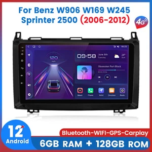 6+128GB Car Stereo Radio For Mercedes Benz Sprinter 2500 Android 12 Carplay Navi - Picture 1 of 13