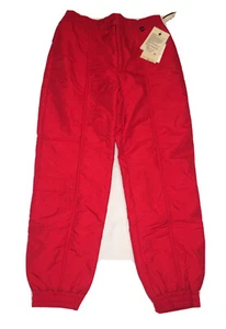 Vintage Roffe Ski Pants/overalls NWT 16 Any Length Solar Slim Red USA - Picture 1 of 8