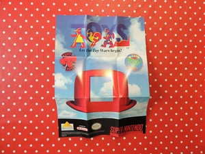 Juguetes - ¡Que comiencen las guerras de juguetes! Póster Super Nintendo SNES para NTSC versión US - Imagen 1 de 3