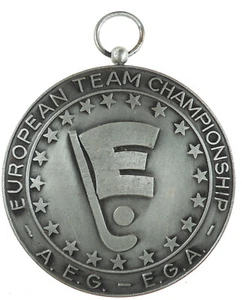 Golf EUROPEAN TEAM CHAMPIONSHIP - BOYS- PORTO CARAS GREECE silvered-bronze 60mm - Picture 1 of 2