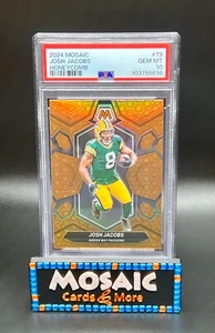 2024 Panini Mosaic Josh Jacobs SSP Case Hit Honeycomb PSA 10 GEM MT #79 Packers - Picture 1 of 2