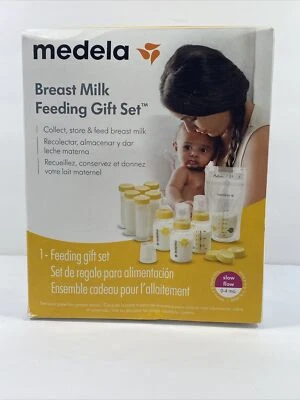 Conjunto de presente para amamentação Medela sistema de armazenamento de leite materno kit garrafas mamilos - Imagem 1 de 4