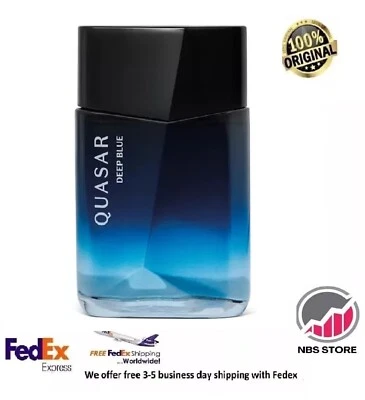 O Boticario - Quasar Deep Blue - Colonia Masculina 100 ml Eau de Toilette 3,4 Oz. - Bild 1 von 4