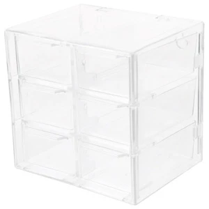 Dustproof Storage Box Bathroom Makeup Organizer Container Student - Picture 1 of 12