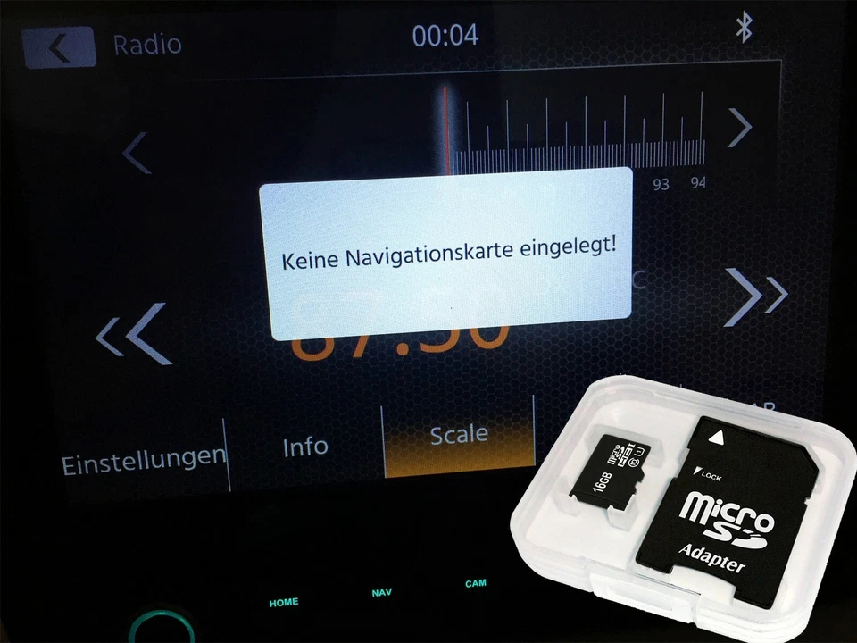 XZENT X-F280 X-F270 NAVI Karten aktuelles Update 2025 Q2 Europa Fehlerbeseitig - Bild 1 von 3