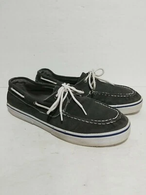 THOM MCAN GRAY CANVAS BOAT DECK MENS 13M SHOES  - Image 1 of 4