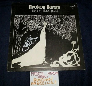 PROCAL HARUM GARY BROOKER DISCO FIRMATO IMPORTAZIONE RUSSA! 1967 ULTRA RARA! PROOF - Foto 1 di 4