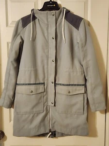 New Balance Jacket Heritage 990 Pinnacle Hooded Women's L Long Gray Made in USA - Picture 1 of 8