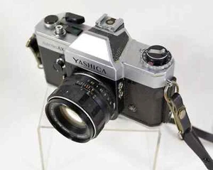 Yashica Electro AX 35mm SLR Camera w/ m52 MOUNT 50MM F1.7 Lens WOKRKING TESTED! - Picture 1 of 5