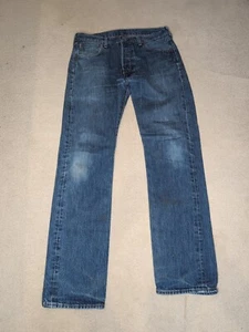 Levi 501 Jeans Blau 34W 32L Premium Fit - Bild 1 von 12