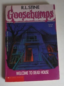 Goosebumps Book 1 Welcome to Dead House RL Stine 1992 Vintage Scholastic - Foto 1 di 15