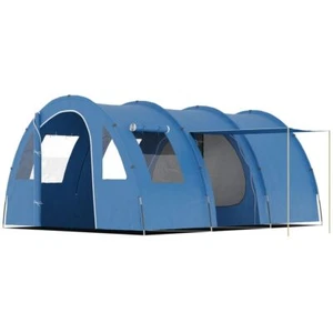 Camping Tent Blue Polyester 475L x 315W x 215H cm 5-6 Man Family Tent - Picture 1 of 9