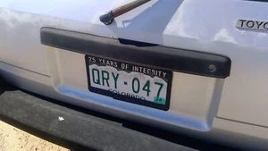 88-90 Corolla Station Wagon License Plate Trim Surround Panel Trunk Finish 2wd - Bild 1 von 8