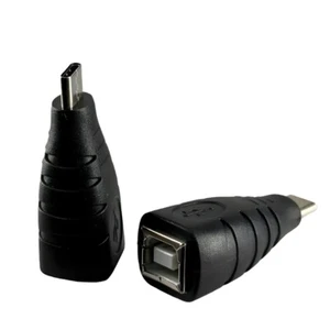Scanner Printer Connection Plug Type C Male to USB B Female Adapter Converter - Picture 1 of 8