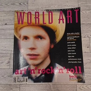 World Art Magazine Issue 19 Beck Missy Elliot Iggy Pop Patti Smith Vintage 1990s - Picture 1 of 24