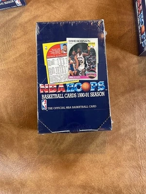 1990-91 NBA Hoops Series 1 Box 36 Packs Factory Sealed Jordan Menendez Brothers - Image 1 of 4
