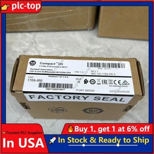New Factory Sealed AB 1769-IR6 CompactLogix RTD Module 1 pcs 1769IR6 US Free Tax - Picture 1 of 3