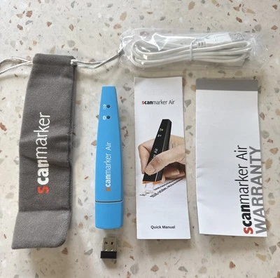 Scanmarker Air Portable OCR Pen Scanner, USB Version light blue/without box - Image 1 of 4