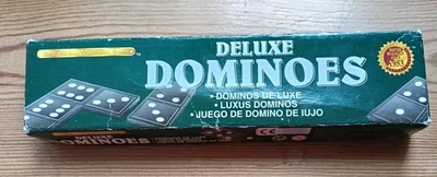Davis Halsal Deluxe Dominoes - Complete. Box is a bit tired but still works - Image 1 of 4