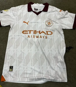 Puma Manchester City Men's Away Soccer Jersey Puma 2023/24 - Picture 1 of 2