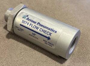 Arrow Pneumatics 5074 Air Flow Check Valves 1/2" NPT *NEW - Picture 1 of 11