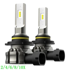 9145 9140 H10 LED Fog Driving Light Lamp HID White 6000LM 6000K FANLESS 2/10x - Picture 1 of 20