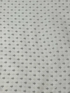 Unbranded Cotton Blend Fabric 6 yards 44" Wide White Gray Shirting Imperfect - Picture 1 of 3