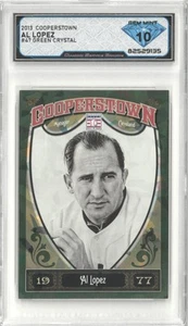 2013 Panini Cooperstown AL LOPEZ #47 Green Crystal ๐ DSG 10 Gem Mint - Picture 1 of 2