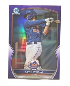 2023 Bowman Draft Purple Ref /250 Kevin Parada RC (METS) ! - Picture 1 of 3