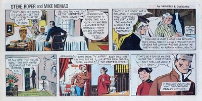 Steve Roper & Mike Nomad - lot of 21 color Sunday comic pages from 1973 - image 1 of 2