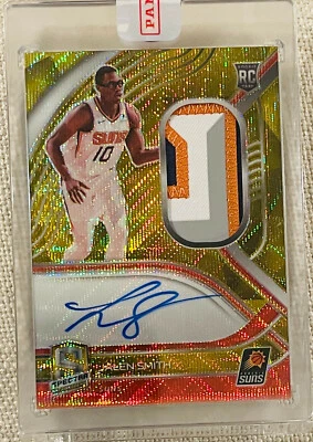 2020-21 Panini Spectra FOTL JALEN SMITH #1/3 GOLD ROOKIE PATCH AUTO RPA RARE - Image 1 of 3
