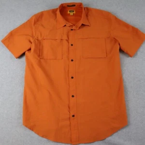 Foundry Shirt Mens XLT Tall Performance Vented Hiking Button Up Short Sleeve - Picture 1 of 5