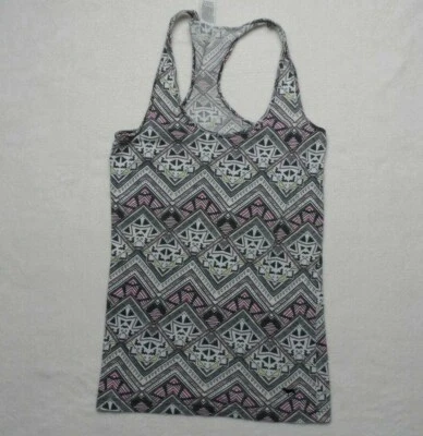 Camiseta sin mangas Victoria's Secret VS rosa para mujer talla S patrón geométrico multicolor  Foto 1 de 4