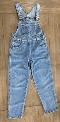 Vtg Y2K Jordache Denim Bib Overall Straight Leg 26" Inseam *Girls L Measurements - Image 1 of 4