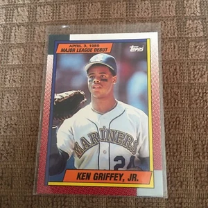 1989 Topps Major League Debut Ken Griffey Jr Seattle Mariners - Picture 1 of 5