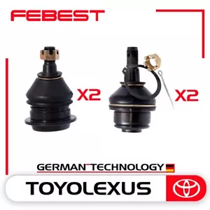 FRONT CONTROL ARM BALL JOINT FOR LEXUS GX470 UPPER & LOWER SET 4 PCS OEM QUALITY - Picture 1 of 3