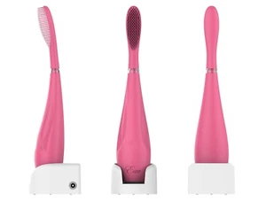 "Eau" Tiko Hybrid Elictric Smart Silicone Style Toothbrush for Adult Hot Pink - Imagen 1 de 10