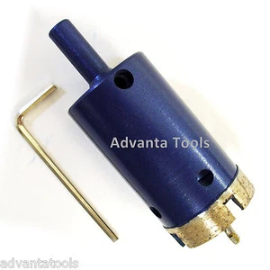 Sierra de orificio de broca de núcleo de diamante húmedo de 1-1/8" para azulejos de mármol de granito de granito de porcelana - Imagen 1 de 2