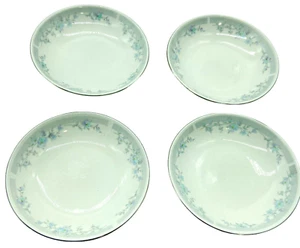 Eloquence Fine Porcelain China Berry Bowls pastel Blue purple White floral - Picture 1 of 7