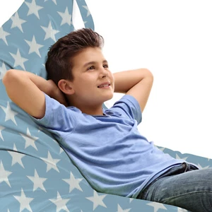 Gedeckte Farben Spielzeugtasche Sitzsack Einfache gestreifte Sterne - Bild 1 von 5