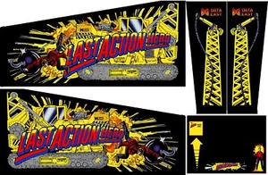 Juego de calcomanías GABINETE LAST ACTION HERO Data East Pinball Machine - Imagen 1 de 1