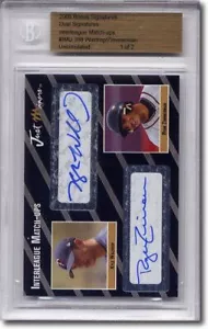 Kyle Waldrop * RYAN ZIMMERMAN * Autograph Rookie Auto RC BGS 1/2 - Picture 1 of 1