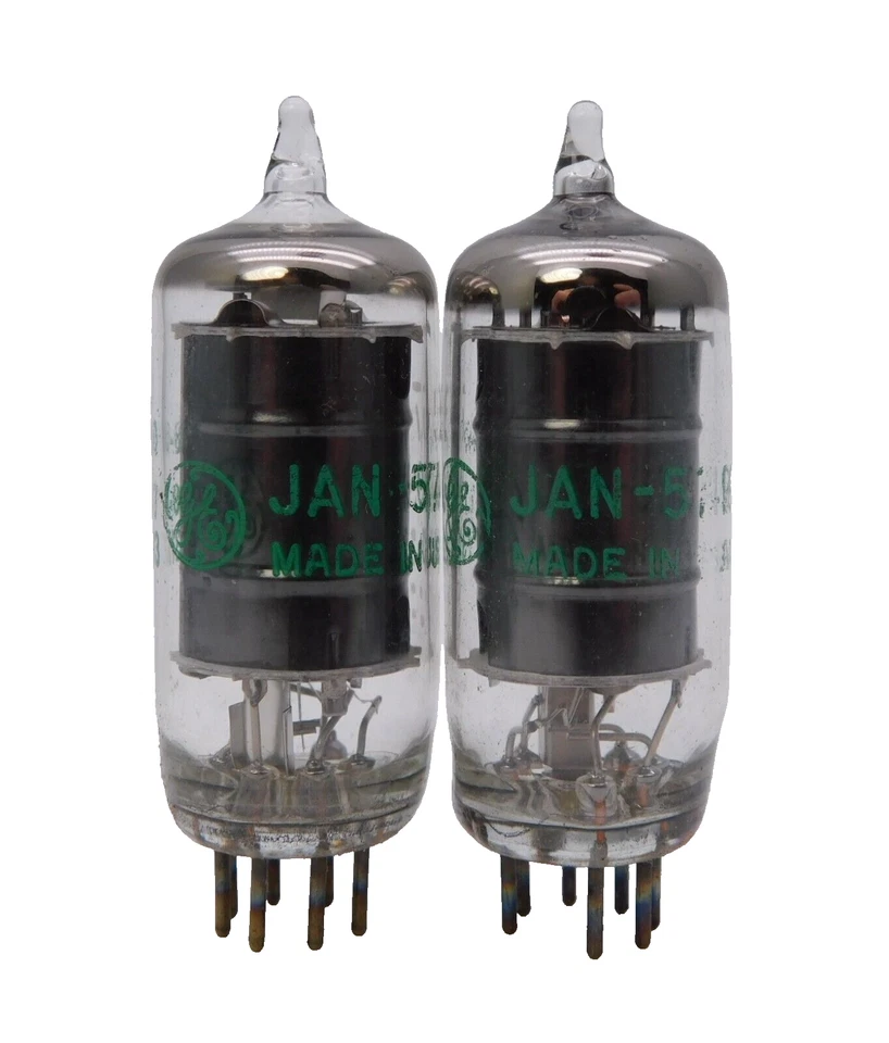 Coppia tubi valvole GE JAN 5749 6BA6 abbinati NOS abbinati elettricamente (V50) - Immagine 1 di 1