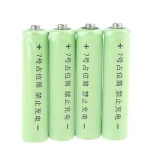 4Pc LR03 AAA Size Dummy Fake Battery Setup Shell Placeholder Cylinder Conductor - Afbeelding 1 van 7
