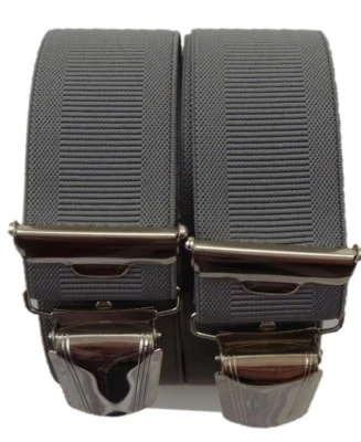 elegante Herren Hosenträger 4 extra starke ABC-Clips Blitzversand, 35rm breit