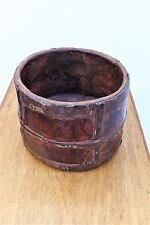 Antique wooden water container