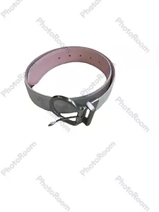 Cinturón de cuero blanco y rosa usado Nike talla extra pequeño - Imagen 1 de 8