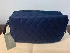Vera Bradley Medium Cosmetic in Peacoat (Navy Blue) - Picture 1 of 5