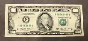 1993 US One Hundred Dollar Bill $100 Atlanta - Crispy High Grade - Picture 1 of 2